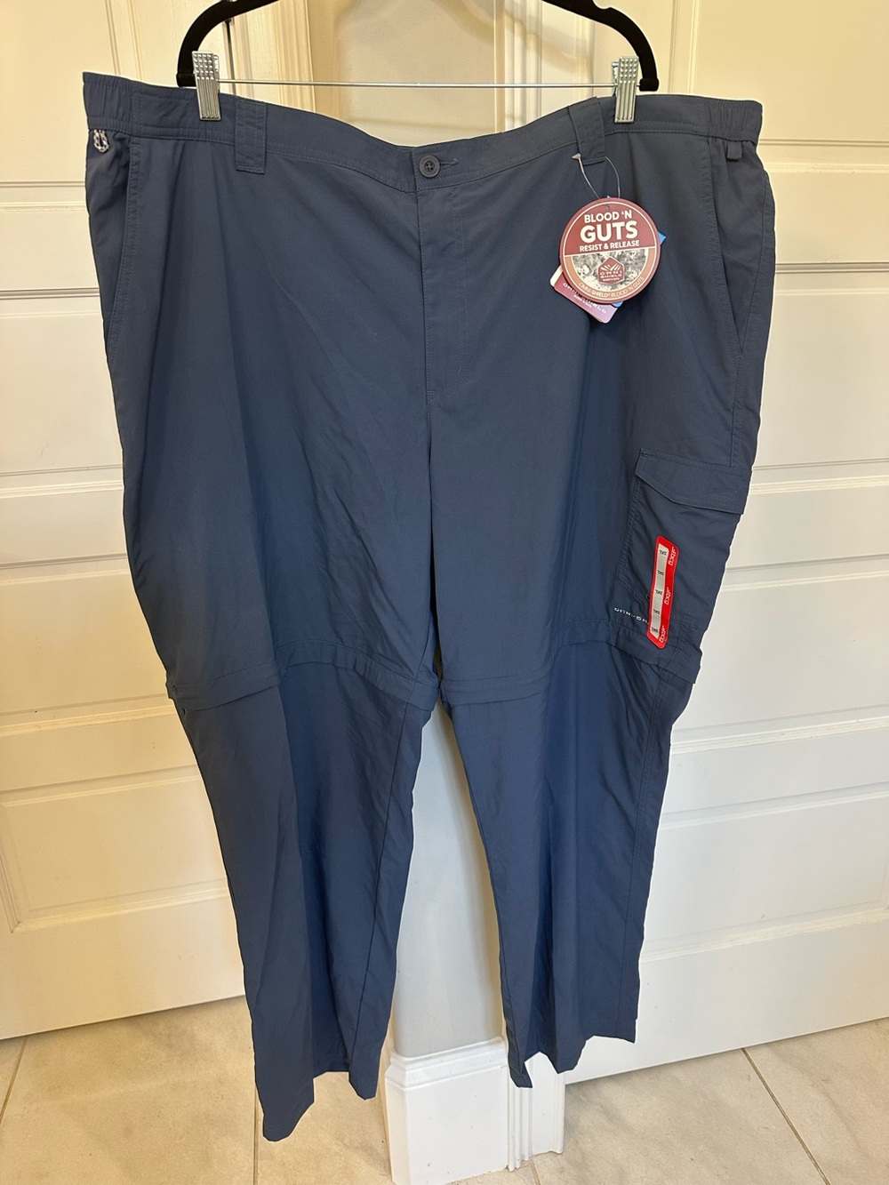 Columbia PFG Blood & Guts III Convertible Pants Mens 48x30 Outdoor Gorpcore Fish
